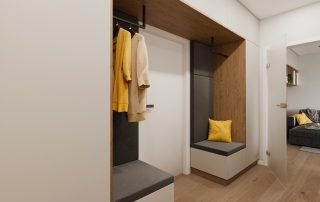 Komplexná realizácia nábytku v 4-izbovom byte