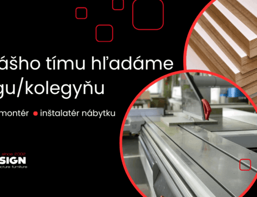 Pridaj sa k nám! Hľadáme stolára /montéra/ inštalatéra nábytku