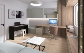 Návrh a vizualizácia domácej pracovne