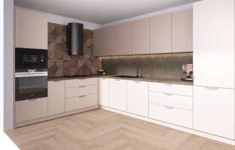 Návrh rohovej kuchyne (Senec) | NewDesign.sk