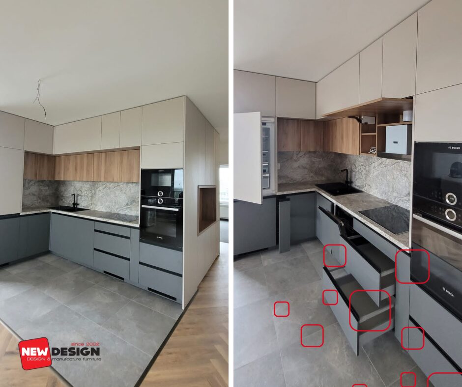 Realizácie rohových kuchýň do paneláku | New Design